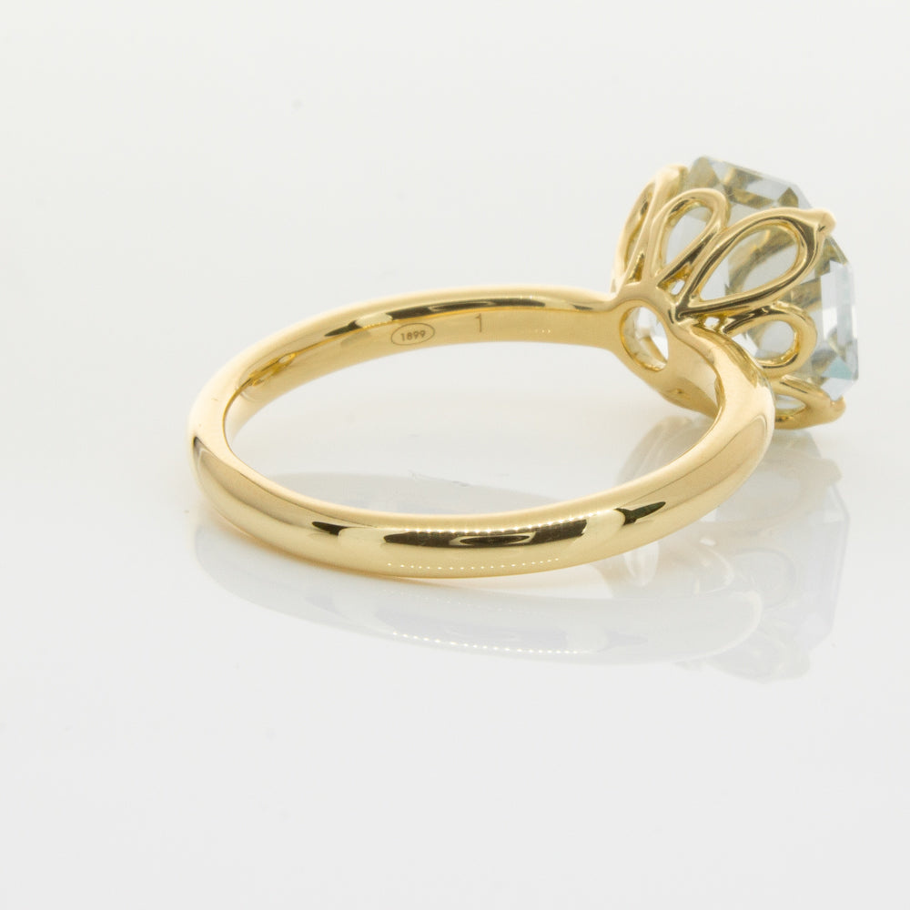 18ct Yellow Gold Aquamarine Octavia Ring-Ring-Walker & Hall