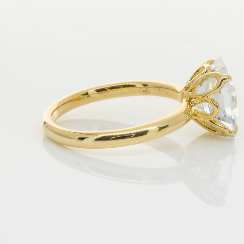 18ct Yellow Gold Aquamarine Octavia Ring-Ring-Walker & Hall