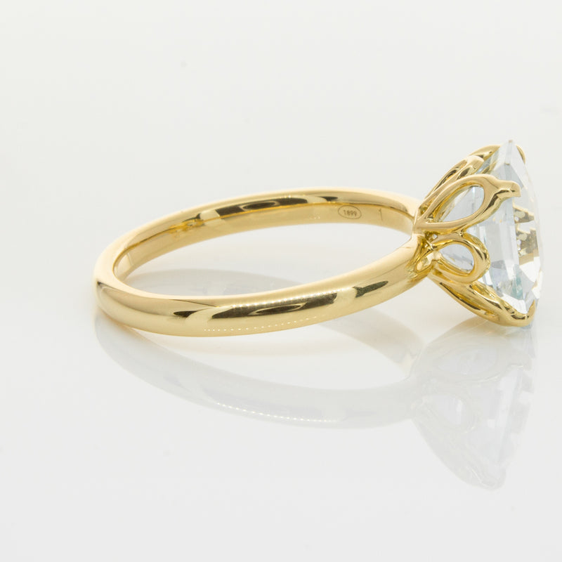 18ct Yellow Gold Aquamarine Octavia Ring-Ring-Walker & Hall