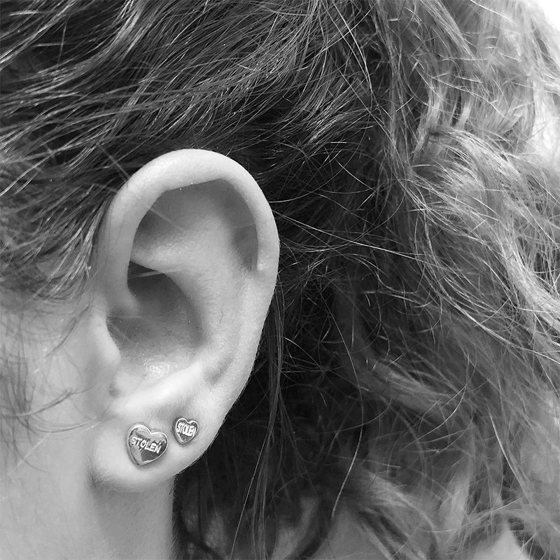 Stolen Girlfriends Club Stolen Heart Earrings-Earrings-Walker & Hall