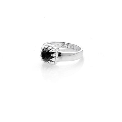 Stolen Girlfriends Club Baby Claw Ring - Sterling Silver & Onyx-Ring-Walker & Hall