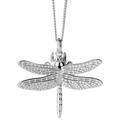 Karen Walker Dragonfly Necklace - Sterling Silver-Necklace-Walker & Hall
