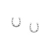 Karen Walker Mini Horseshoe Earrings - Sterling Silver-Earrings-Walker & Hall