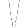 Karen Walker Mini Horseshoe Necklace - Sterling Silver-Necklace-Walker & Hall