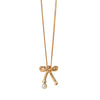 Karen Walker Love Knot Necklace - 9ct Yellow Gold-Necklace-Walker & Hall