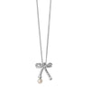 Karen Walker Love Knot Necklace - Sterling Silver-Necklace-Walker & Hall