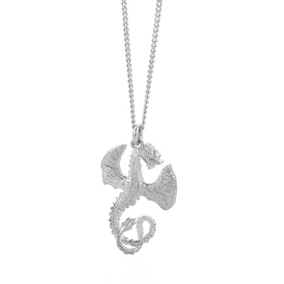 Karen Walker Lunar Dragon Necklace - Sterling Silver-Necklace-Walker & Hall