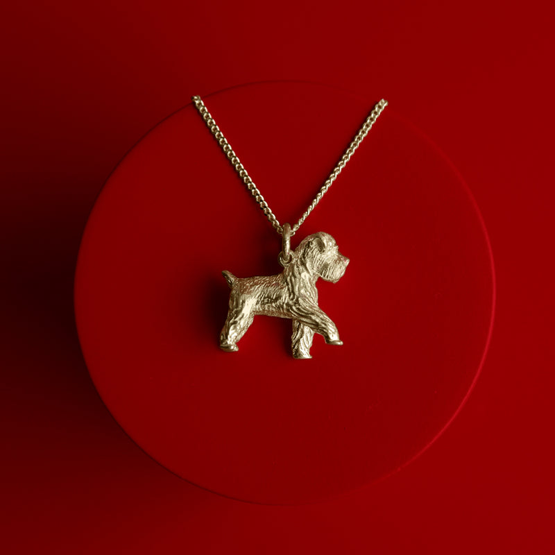 Karen Walker Lunar Dog Necklace - Sterling Silver-Necklace-Walker & Hall