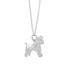 Karen Walker Lunar Dog Necklace - Sterling Silver-Necklace-Walker & Hall