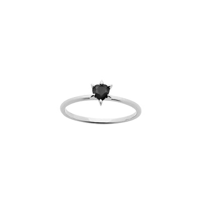 Karen Walker Cupid's Heart Mini Ring - Sterling Silver-Ring-Walker & Hall