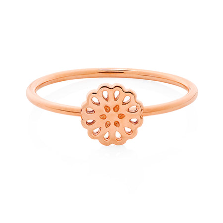 Boh Runga Lotus Ring - Rose Gold-Ring-Walker & Hall