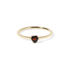 Meadowlark Micro Heart Ring - Thai Garnet-Ring-Walker & Hall