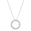 18ct White Gold Diamond Sienna Pendant-Necklace-Walker & Hall