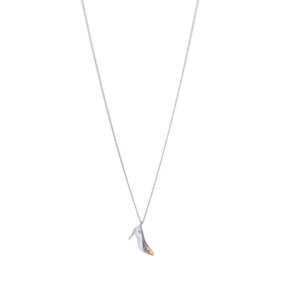 Boh Runga Lola Pendant - Sterling Silver & Gold Plated-Necklace-Walker & Hall