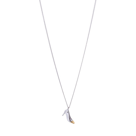 Boh Runga Lola Pendant - Sterling Silver & Gold Plated-Necklace-Walker & Hall