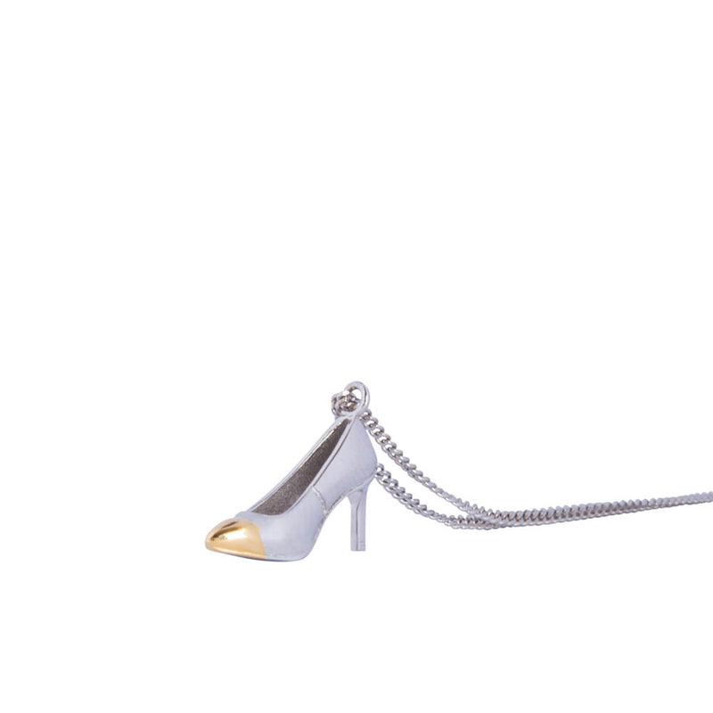 Boh Runga Lola Pendant - Sterling Silver & Gold Plated-Necklace-Walker & Hall