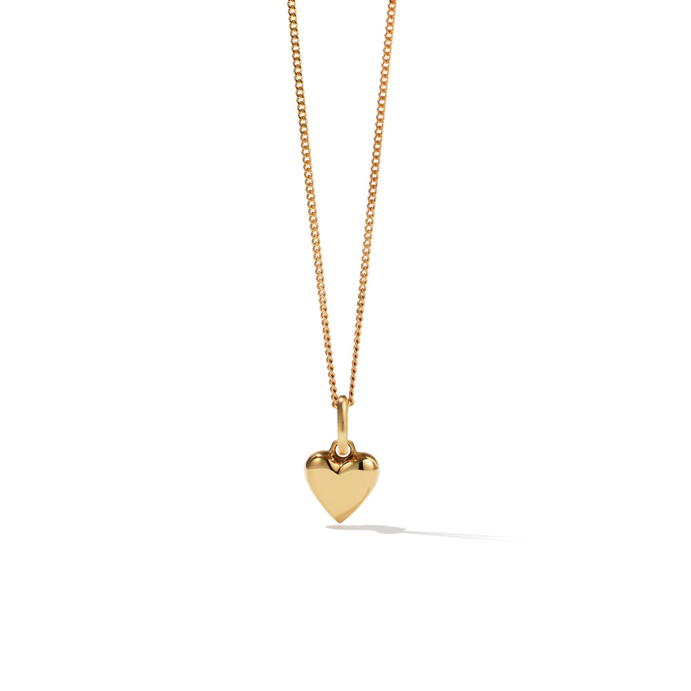 Meadowlark Mini Camille Charm Necklace -Gold Plated-Necklace-Walker & Hall