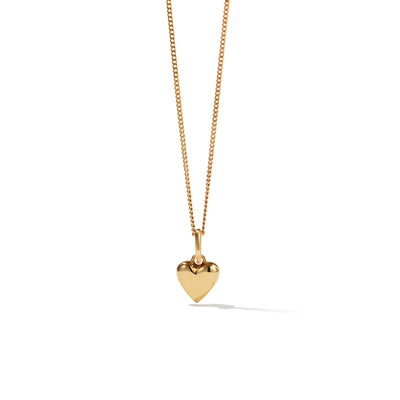 Meadowlark Mini Camille Charm Necklace -Gold Plated-Necklace-Walker & Hall