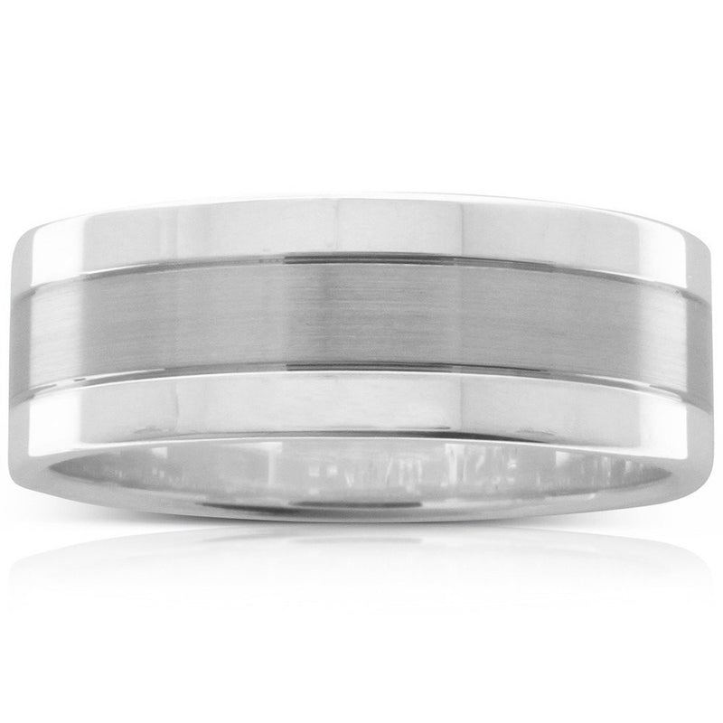 9ct & 18ct White Gold Ring-Ring-Walker & Hall