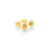 Stolen Girlfriends Club Rose Bud Earrings - Gold Plated-Earrings-Walker & Hall