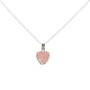 Stolen Girlfriends Club Love Claw Necklace - Sterling Silver & Rose Quartz-Necklace-Walker & Hall