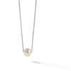Meadowlark Selene Pearl Necklace - Sterling Silver-Necklace-Walker & Hall