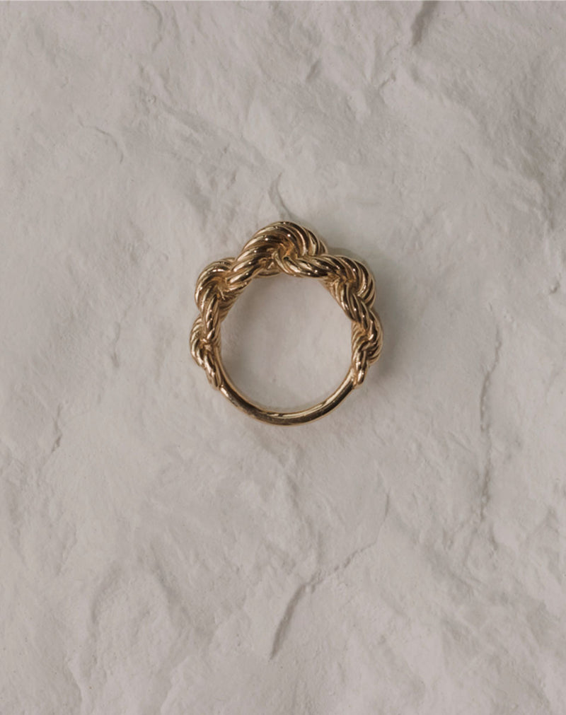 Meadowlark Twisted Rope Ring - Sterling Silver-Ring-Walker & Hall