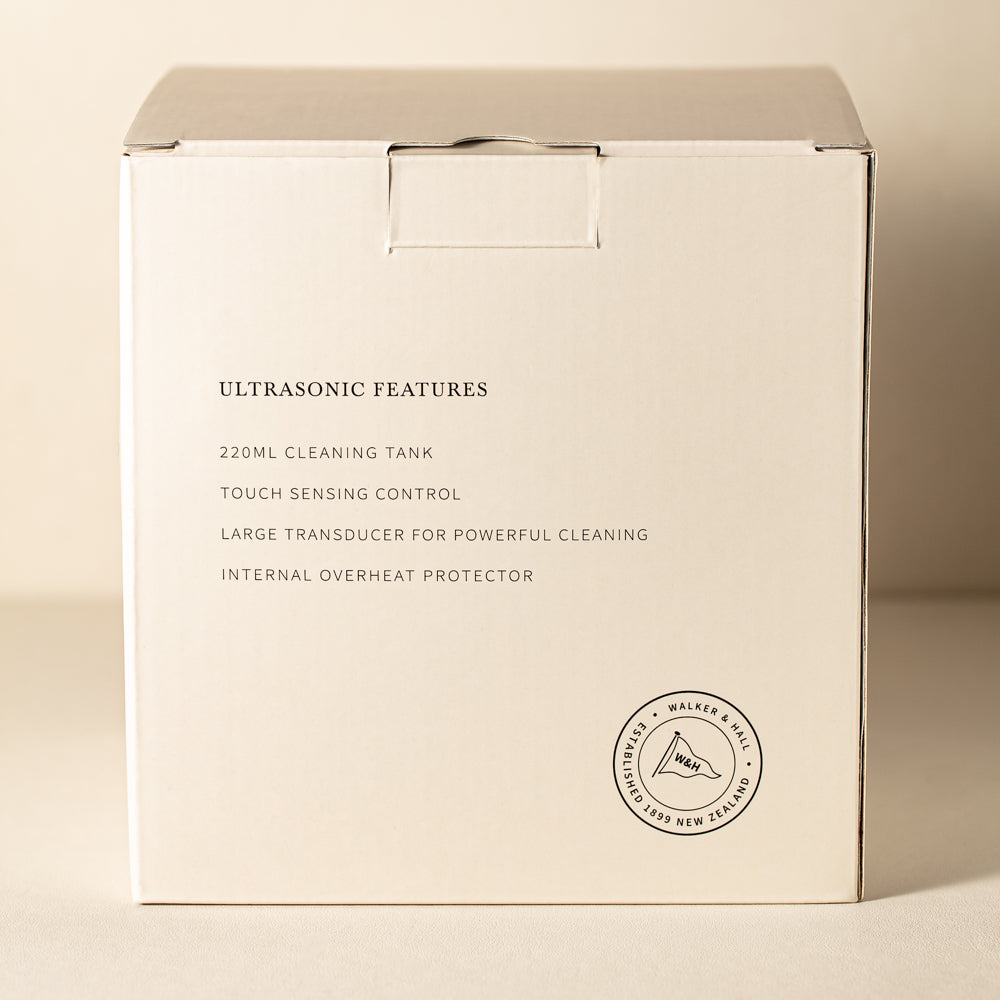 Walker & Hall Portable Ultrasonic Cleaner-Jewellery Cleaning Products-Walker & Hall