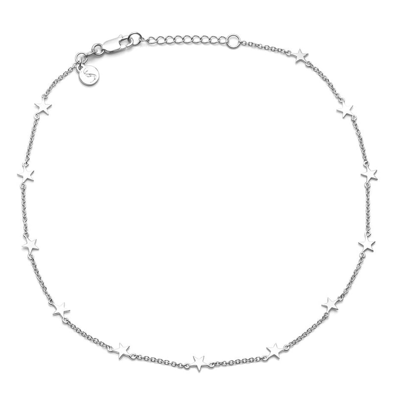 Stolen Girlfriends Club Stolen Star Choker - Sterling Silver-Necklace-Walker & Hall