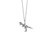 Meadowlark Dinosaur Charm Necklace - Sterling Silver-Necklace-Walker & Hall