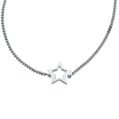 Karen Walker Mini Star Necklace - Sterling Silver-Necklace-Walker & Hall