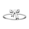 Karen Walker Mini Bow Ring - Sterling Silver-Ring-Walker & Hall
