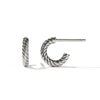 Meadowlark Rope Hoops Small - Sterling Silver-Earrings-Walker & Hall