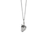 Meadowlark Strawberry Charm Necklace - Sterling Silver-Necklace-Walker & Hall