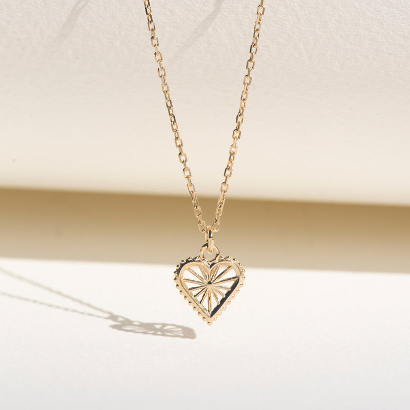 Zoe & Morgan x Walker & Hall Sweet Heart Necklace - Gold Vermeil-Necklace-Walker & Hall