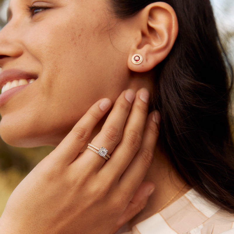 18ct Yellow Gold Diamond Galaxis Ring-Ring-Walker & Hall